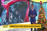 Surco: ladrones desmantelan tres vehículos por más de 10 mil dólares