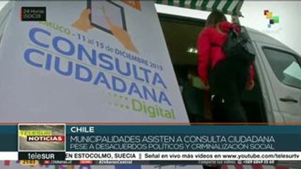 Municipalidades chilenas excluyen de consulta tema constitucional