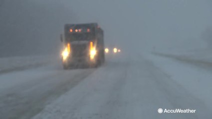 Road crews out in full force as heavy snow hits Michigan