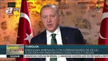 Advierte pdte. turco que cerrará bases de EE.UU. si recibe sanciones