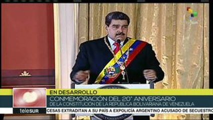 Pdte. Nicolás Maduro conmemora 20 años del referendo constitucional