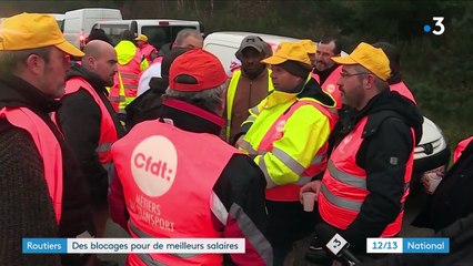 Grève contre la réforme des retraites : les routiers organisent des blocages dans toute la France