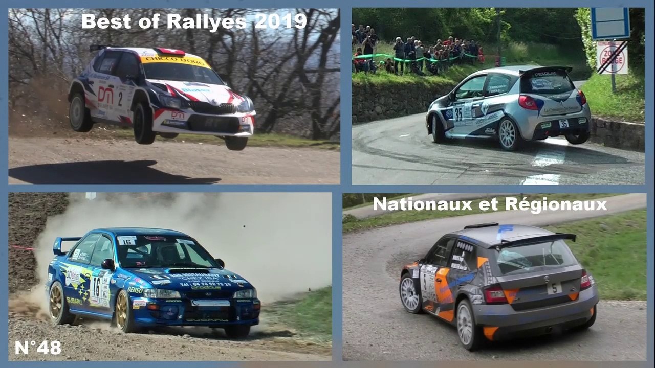 Best of Rallyes Nationaux Régionaux 2019