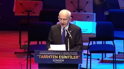 Kılıçdaroğlu: "Türkiye Kazakistan'ın batıya ulaşımında önemli bir rol oynuyor"
