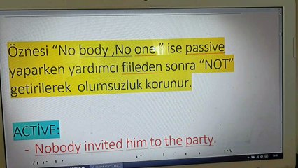 #21 PASSİVE VOİCE -  İNGİLİZCE KONU ANLATIMI