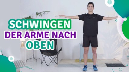 Schwingen der Arme nach oben - Du Bist Fit