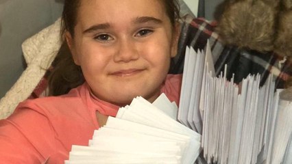 11-Year-Old Amputee Delivers 1,000 Christmas Cards