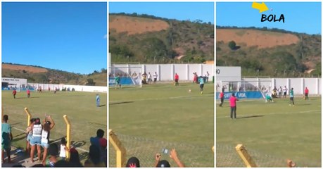 Uma daquelas cobranças de penálti inacreditáveis que... só visto!