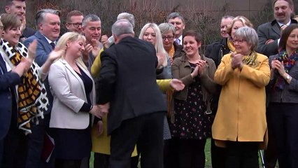 Ian Blackford welcomes all SNP MP's to Parliament