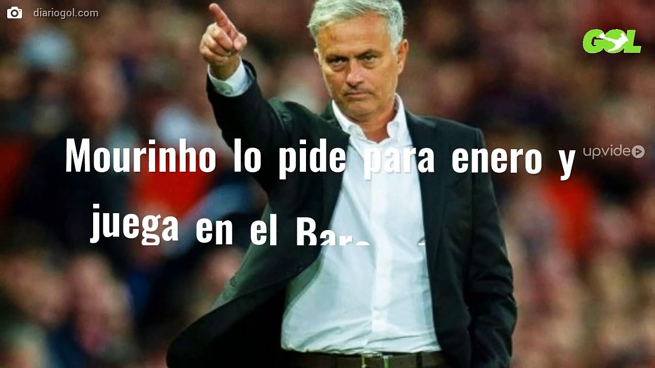 Mourinho lo pide para enero y juega en el Barça de Messi
