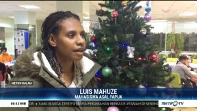 Mahasiswa Asal Papua Rayakan Natal di Rusia