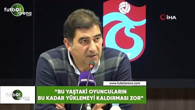 Ünal Karaman: Bu yaştaki oyuncuların bu kadar yüklemeyi kaldırması zor
