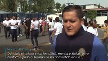 Ejercicio y nutrición para los policías de Ciudad de México