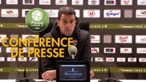 Conférence de presse En Avant Guinguamp - Estac Troyes (0-1) :  Sylvain Didot (EAG) - Laurent BATLLES (ESTAC) - 2019/2020