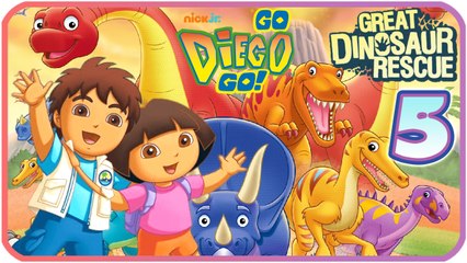 Go, Diego, Go! Great Dinosaur Rescue Part 5 (Wii, PS2) Helping the Gryposaurus and Ouranosaurus
