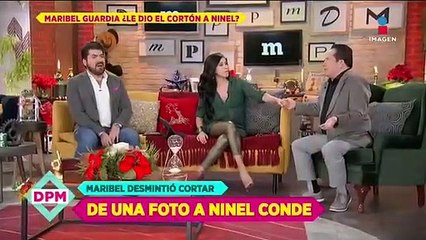 ¿Maribel Guardia cortó de su foto a Ninel Conde?