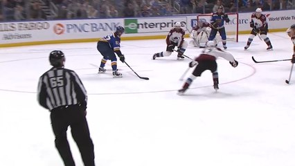 David Perron carries the weight for Blues with fifth hat trick