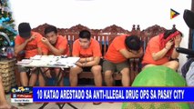 10 katao, arestado sa anti-illegal drug ops sa Pasay City