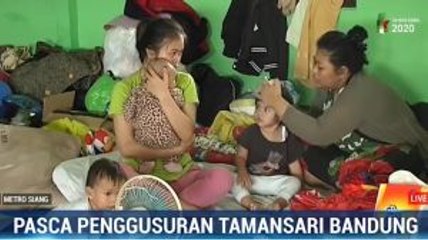 Warga Gusuran Lahan Tamansari Mengungsi di Masjid