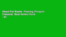 About For Books  Passing (Penguin Classics)  Best Sellers Rank : #4