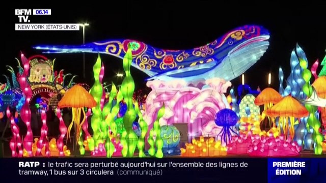 Les très belles images du festival LuminoCity , le festival des lumières de New York