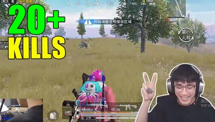 PubgMobile 欢乐沙雕不求人 单人四排22杀吃鸡 刺激战场【BQR】