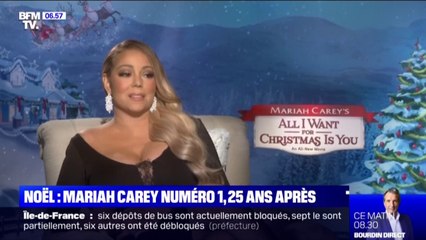 25 ans après sa sortie, "All I Want for Christmas is You" de Mariah Carey est numéro 1 des ventes