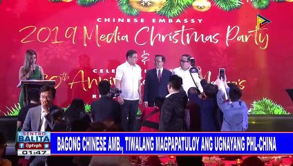 Bagong Chinese ambassador, tiwalang magpapatuloy ang ugnayang PHL-China
