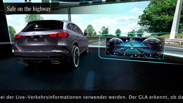 Die neue Mercedes-Benz GLA Edition - Sichere Fahrt auf der Autobahn