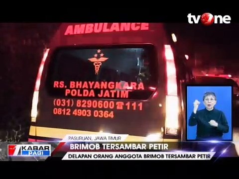 Tiga Siswa Pendidikan Brimob Tewas Tersambar Petir