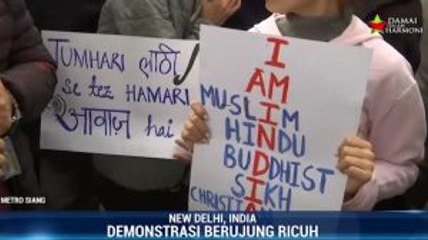 Warga India Gelar Demo Protes UU "Anti-Muslim"