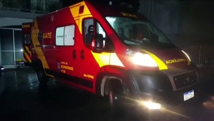 Homem é socorrido após ser vítima de agressão no Centro