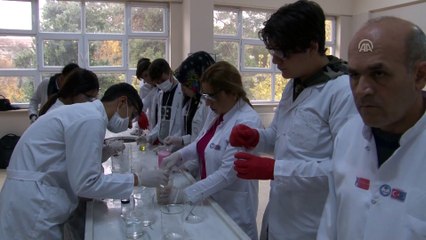 Liseliler bor madeninden çamaşır makinesi jeli üretti - ADIYAMAN