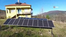 Sipnoplu 'Kezban Teyze'nin Güneş Enerji Santrali...