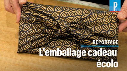 Furoshiki, l'emballage de cadeaux de Noël écolo
