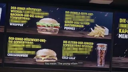 Burger King pone a prueba a los fans de Star Wars: Hamburguesas gratis a cambio de leer 'spoliers' en voz alta