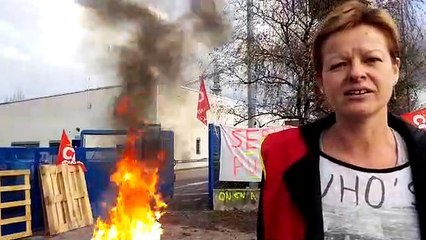 Électriciens et gaziers bloquent le site d'Annecy