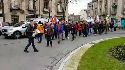 Réforme des retraites : manifestation au centre de Toul