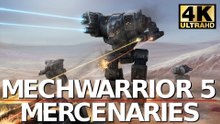 MechWarrior 5 Mercenaries part 1 Gameplay 4K 60 FPS {PC} 2160p
