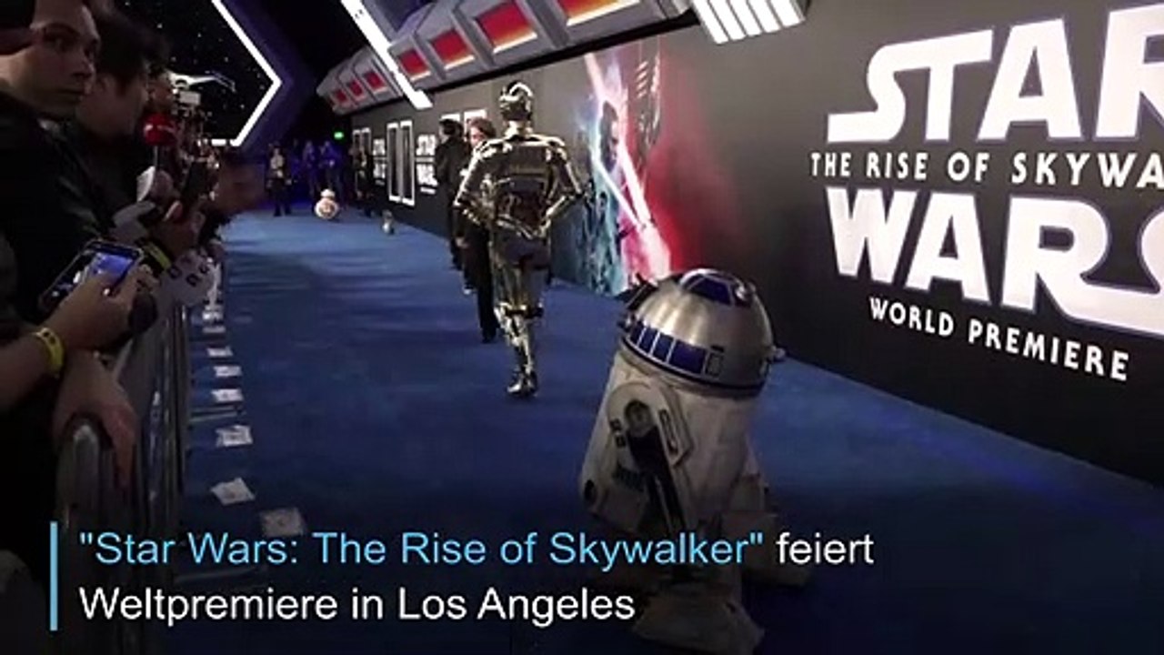 Ende einer Saga: Weltpremiere für 'Star Wars: Der Aufstieg Skywalkers'