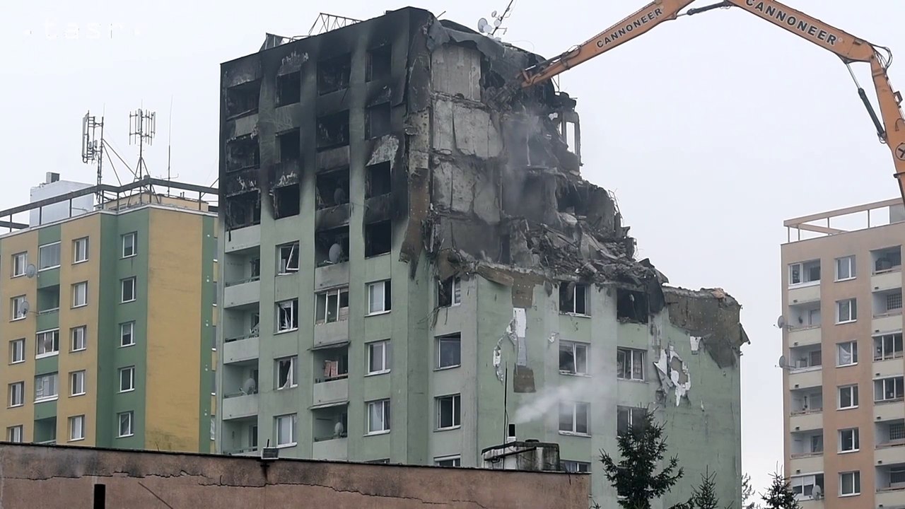 Prešov: Búranie bytovky na Mukačevskej