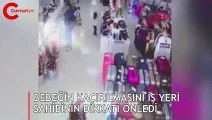 Bebeğin kaçırılmasını iş yeri sahibinin dikkati önledi