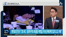 “정무적 최종책임자”라는 조국