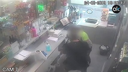 Así fue el robo en una gasolinera de Torrejón