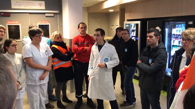Grève du 17 décembre 2019: les hospitaliers assignés auprès des malades mobilisés dans le hall