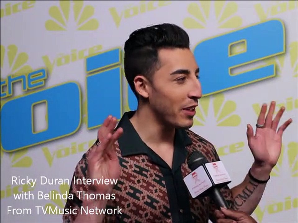 The Voice  Season 17 - Team Blake - Ricky Duran Finale Interview