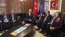 BBP heyetinden Türk-İş'e 'hayırlı olsun' ziyareti (1) - ANKARA