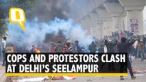 CAA Protest in Delhi’s Seelampur: Stones Pelted, Tear Gas Used