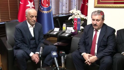 BBM Genel Başkanı Mustafa Destici’den Türk-İş’e Destek Ziyareti