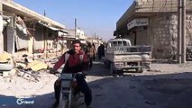 مجزرة يرتكبها طيران ميليشيا أسد في سوق شعبي ببلدة معصران جنوب إدلب